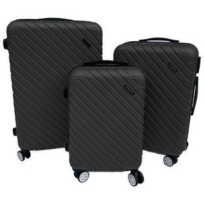 Picture of PhaZZer Luggage 3 Pc Set -Black